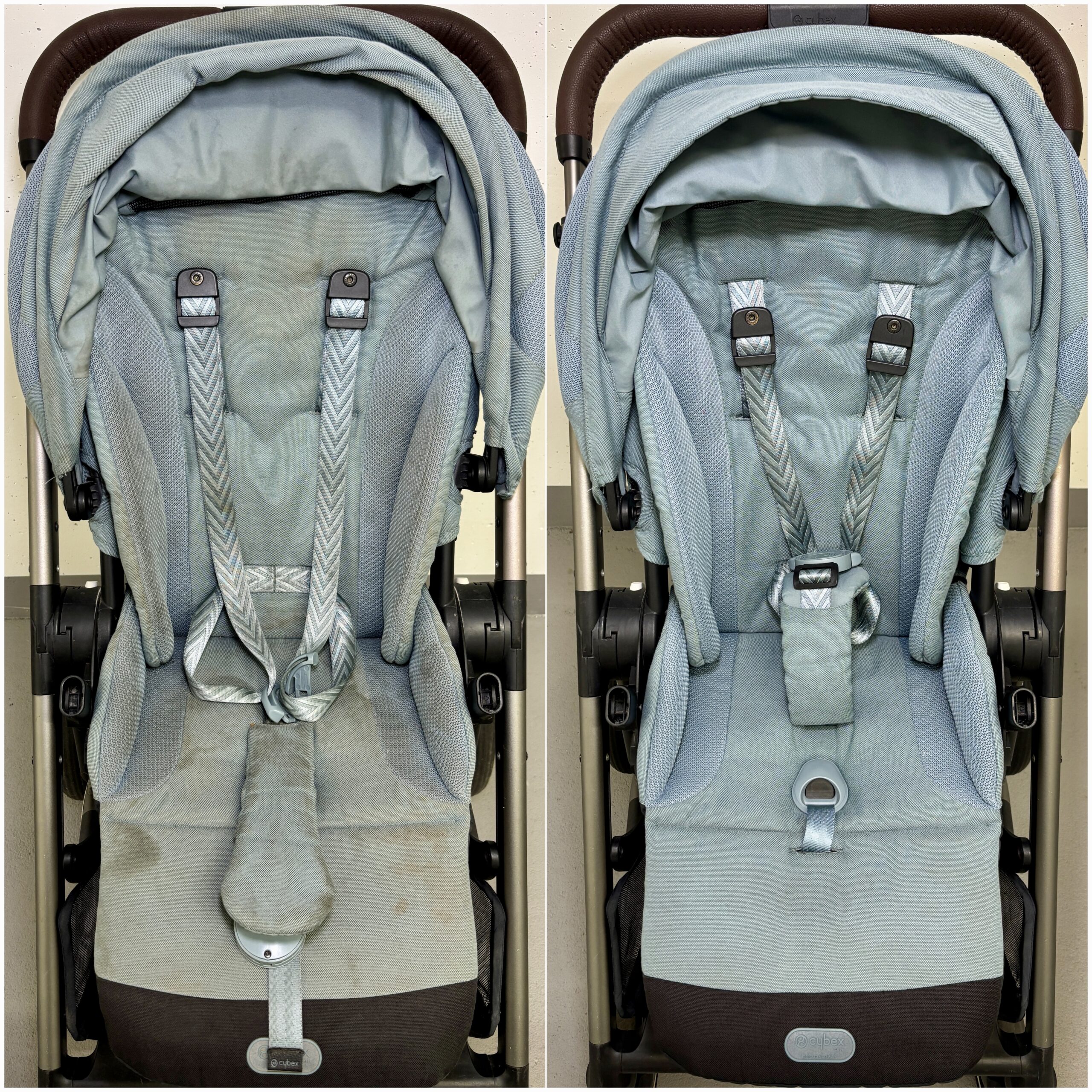 Kinderwagen Vorher-Nachher 1